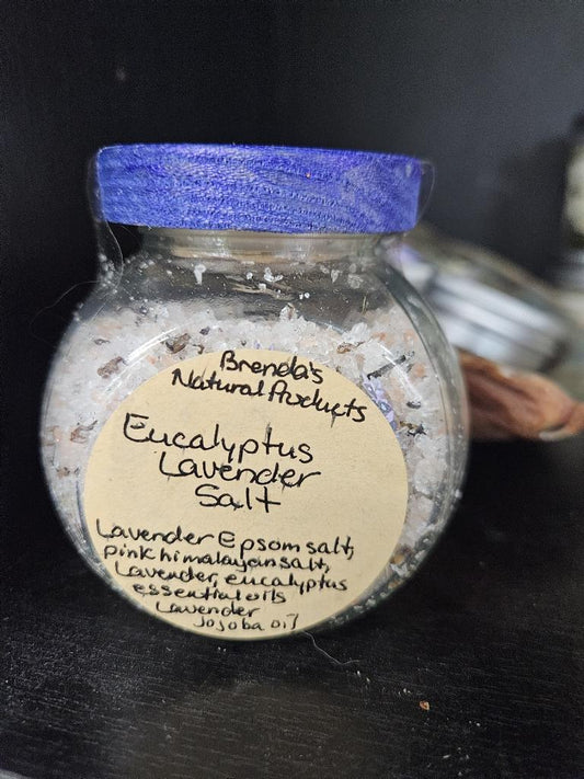 🌿 Brenda’s Natural Eucalyptus Lavender Bath Salts 🌿