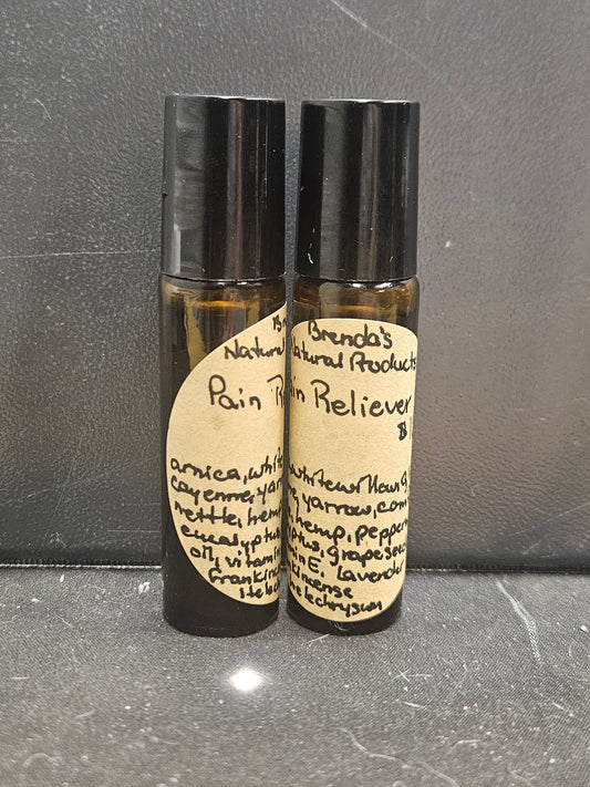 Pain reliever with cbd, roller bottle